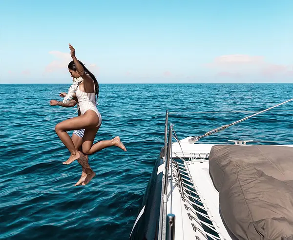 HYPE beach-club day cruise to Coral and Racha