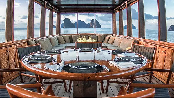Maha Bhetra — classic wooden motor yacht, 1994